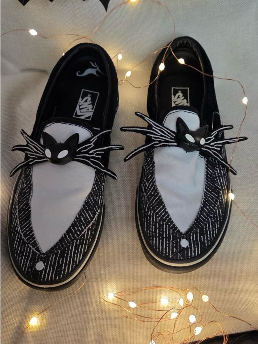 Vans x Disney “ The Nightmare Before Christmas “ Jack Skellington Slip Ons